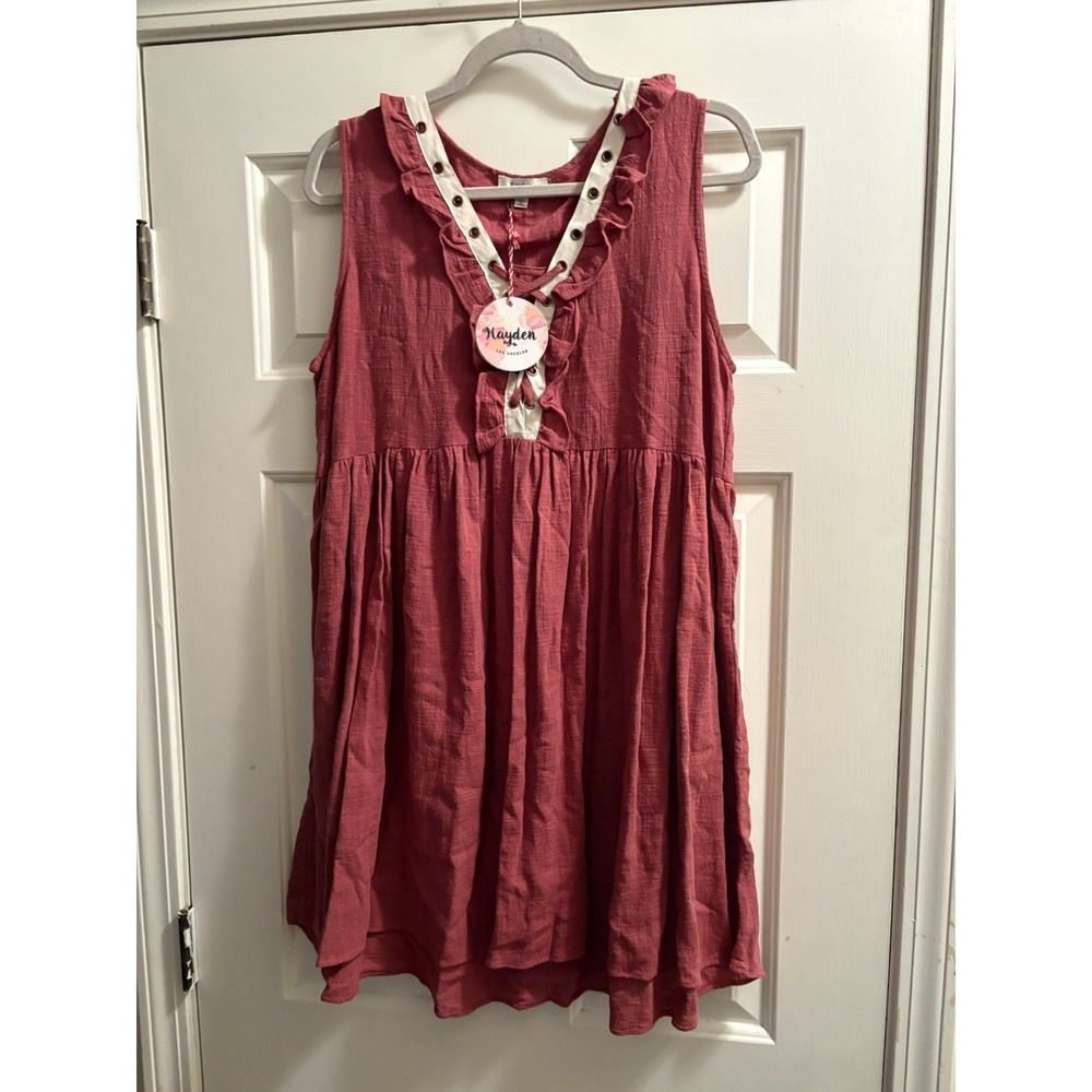 NWT Hayden Los Angeles Girls Dress Size Large NEW PTP 19" Women's Shirt